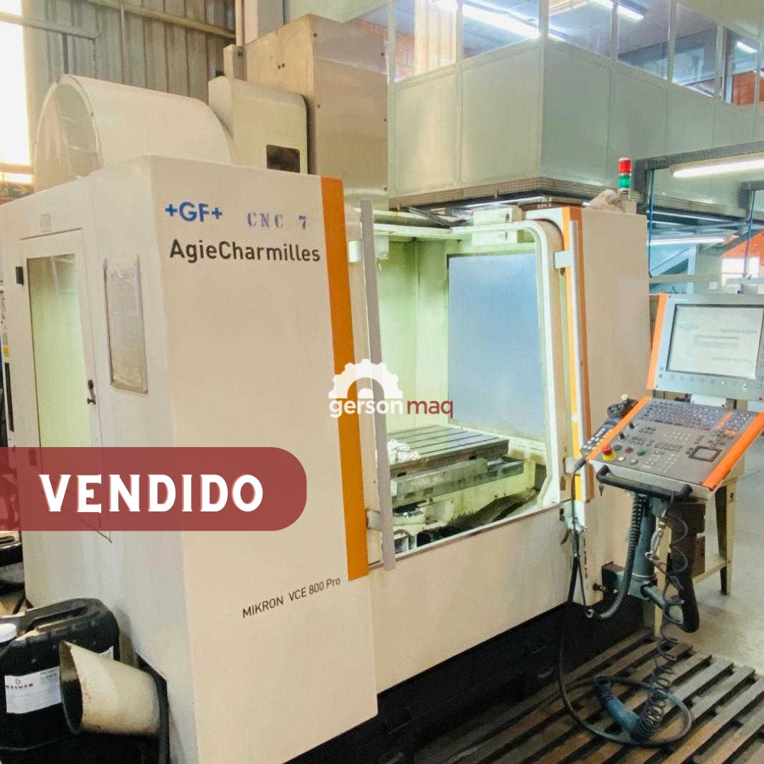 CENTRO DE USINAGEM MIKRON VCE 800 PRO ANO 2011